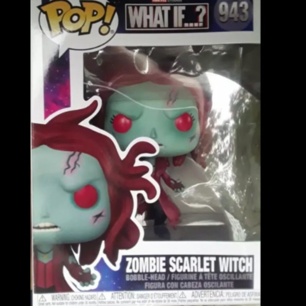 Funko Pop! Zombie Scarlet Witch Wanda Marvel Toy Collectible Bobblehead